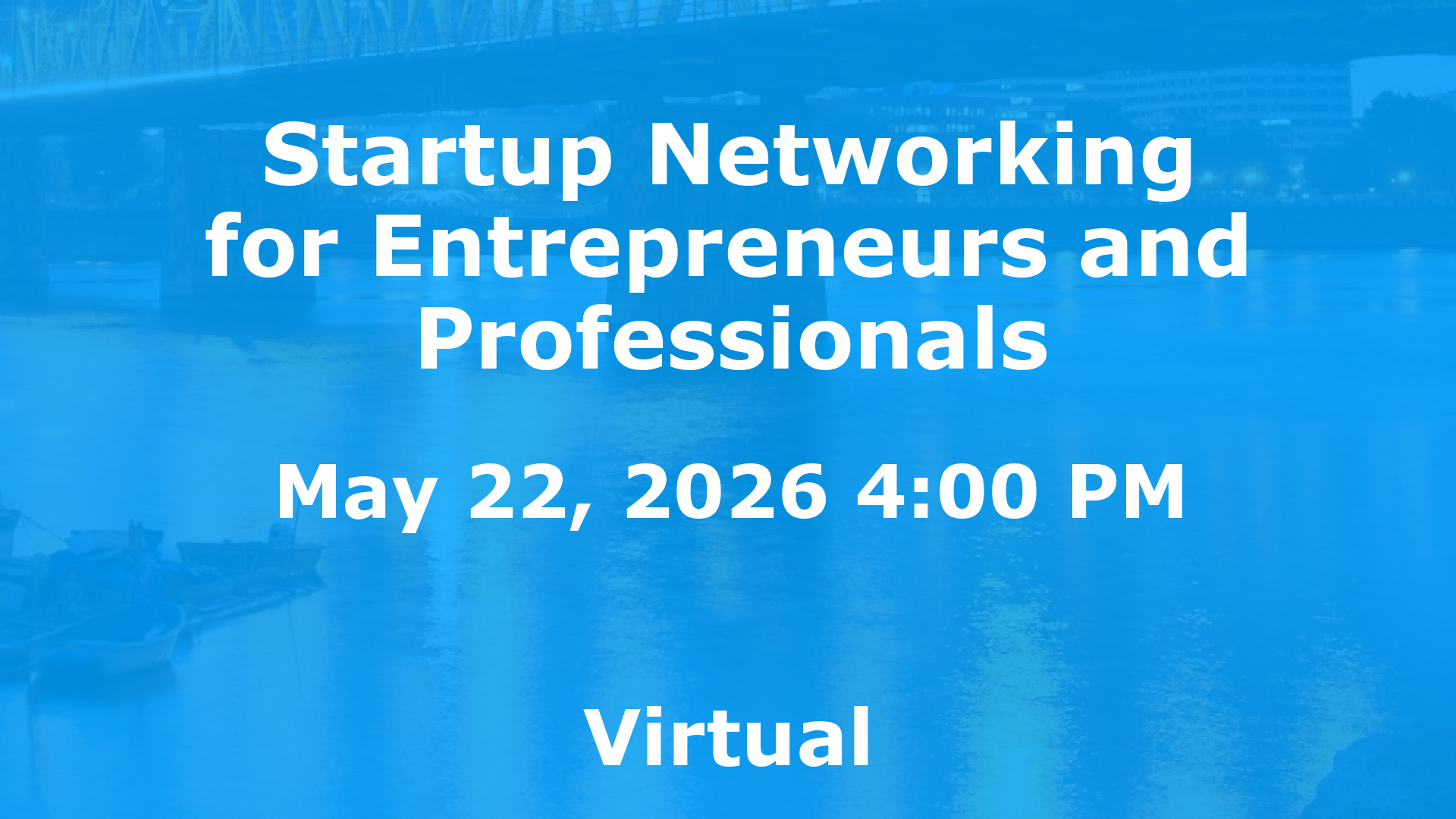 Startup Networking for Entrepreneurs and Professionals event image